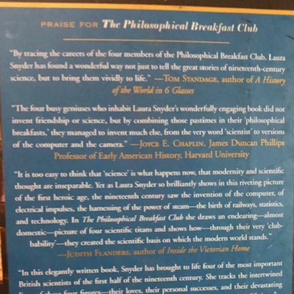 SOLD - Philosophical Breakfast Club, Laura Snyder - Picture 3 of 4